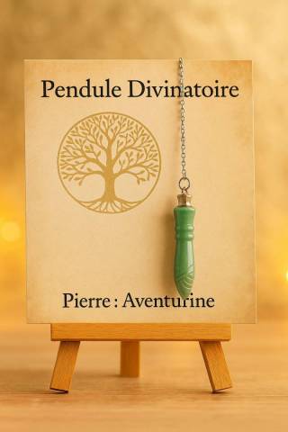 Pendule Divinatoire gyptien en Aventurine