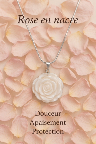 Rose en nacre