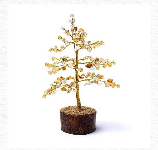 Arbre en citrine 150 pierres