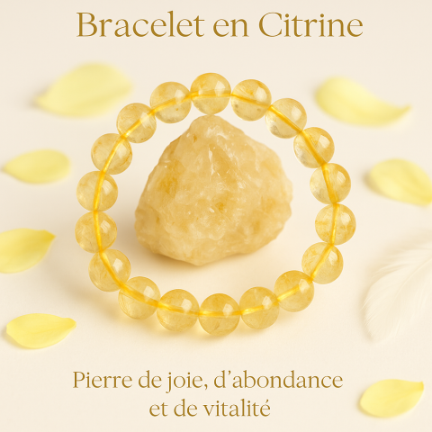 Bracelet citrine