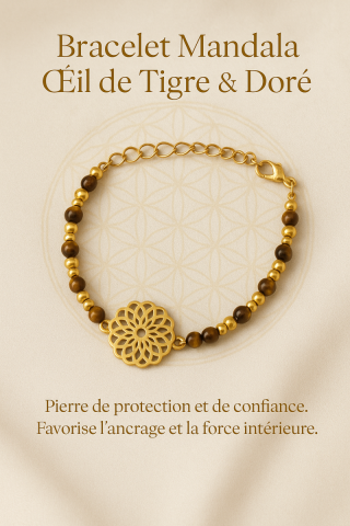 Bracelet  mandala il de Tigre 