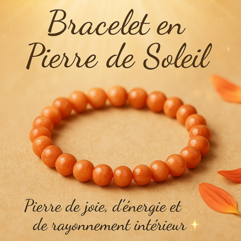 Bracelet en pierre du soleil 