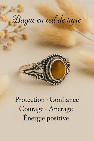 Bague rglable il de Tigre 