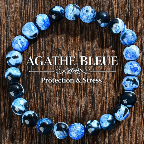 Bracelet Agathe bleue